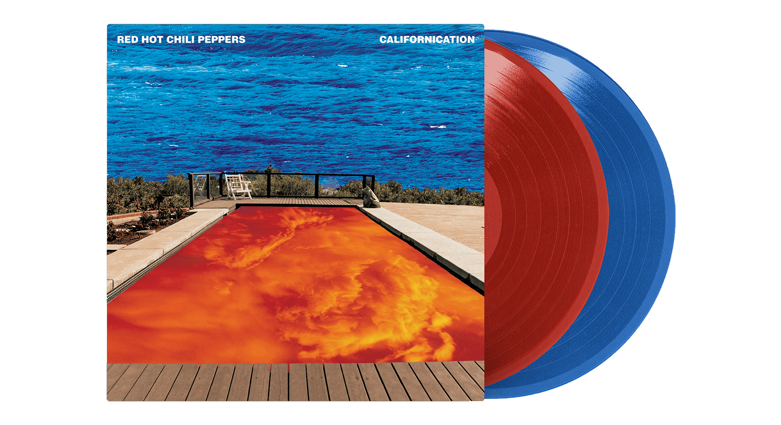 Vinyl - Red Hot Chili Peppers : Californication (Red & Ocean Blue Vinyl) - The Record Hub