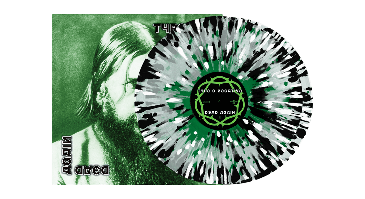 Vinyl - Type O Negative : Dead Again (Clear Green White Black Splatter Vinyl) - The Record Hub
