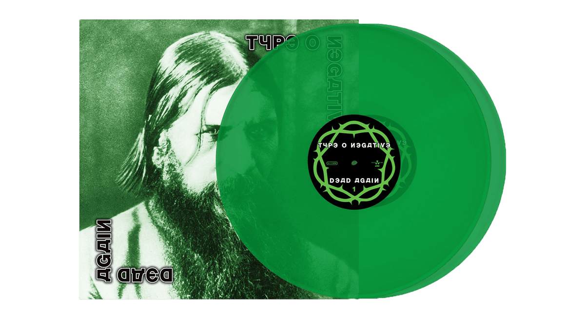 Vinyl - Type O Negative : Dead Again (Transparent Green Vinyl) - The Record Hub