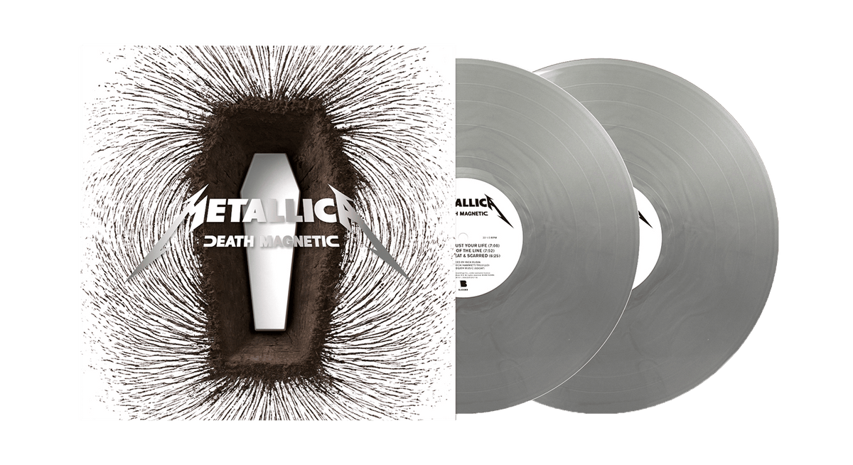 Vinyl - Metallica : Death Magnetic (Magnetic Silver 140g Vinyl) - The Record Hub