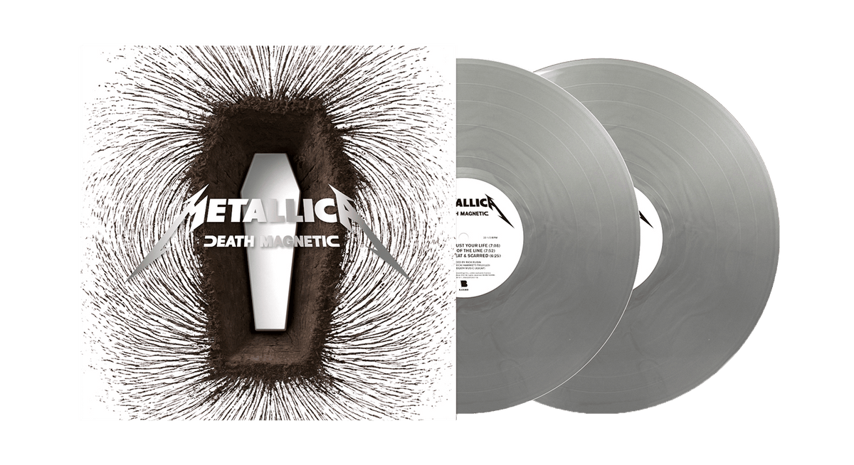 Vinyl - [Pre-Order 07/06] Metallica : Death Magnetic (Magnetic Silver 140g Vinyl) - The Record Hub