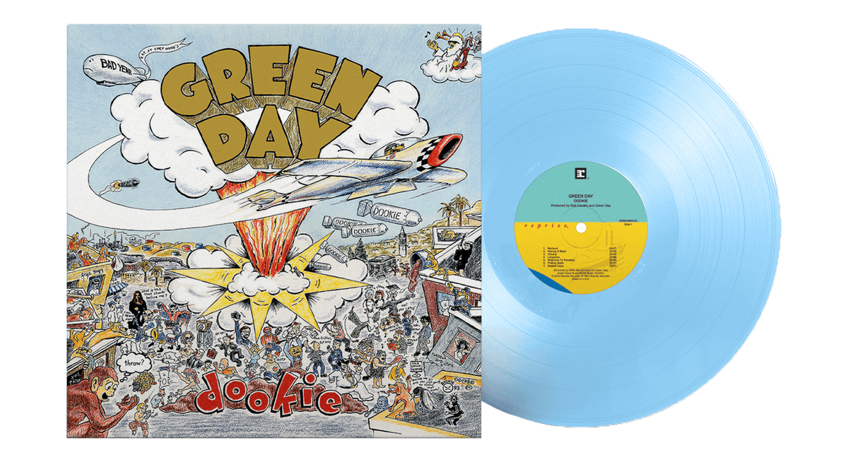 Vinyl - Green Day : Dookie (Baby Blue Standard LP) - The Record Hub