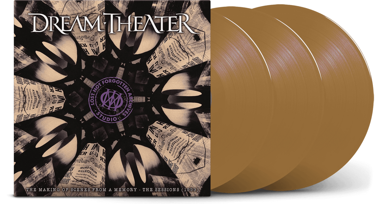 Vinyl - Dream Theater : Lost Not Forgotten Archives: The Making Of Scenes From A Memory - The Sessions (1999) (Gold Vinyl) - The Record Hub