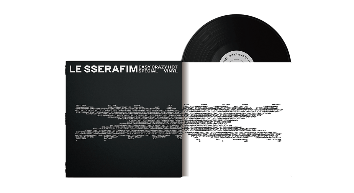 [Pre-Order [05/09] LE SSERAFIM : EASY-CRAZY-HOT SPECIAL VINYL (Carbon Black Vinyl)
