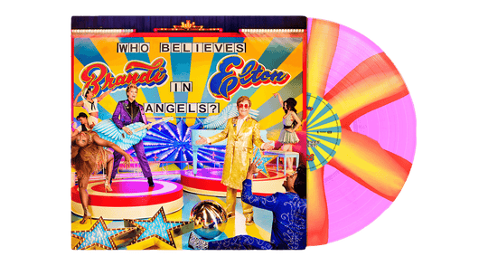 Elton John & Brandi Carlile : Who Believes In Angels? (Neon Pink  & Yellow Spiral Vinyl)