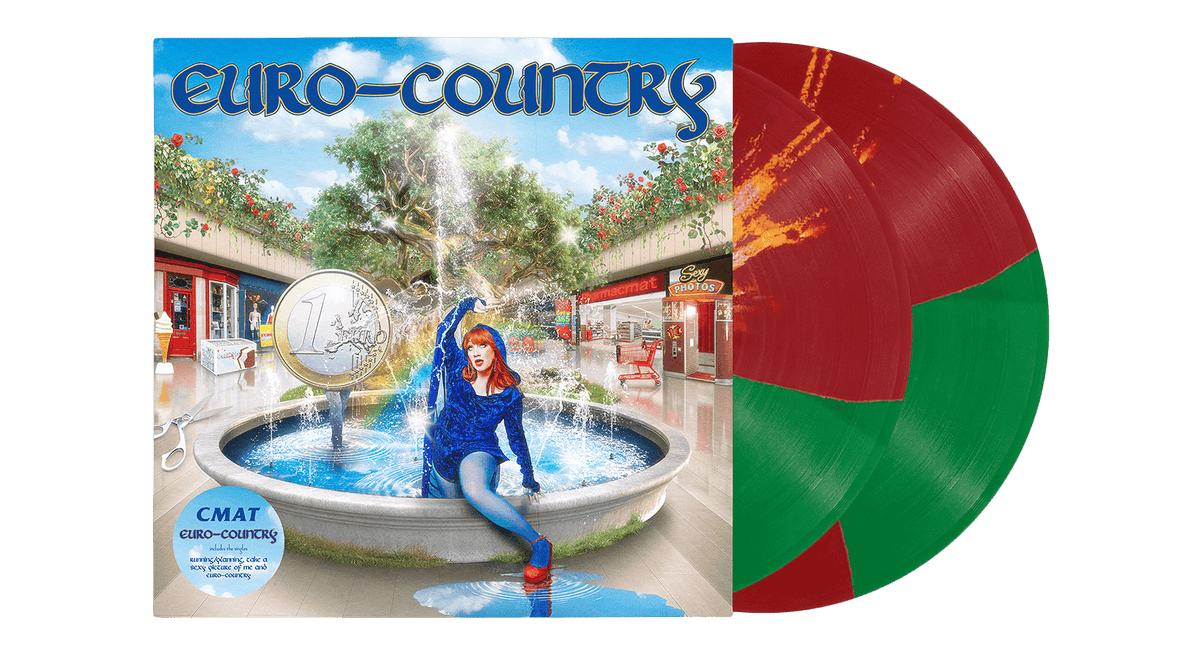 Vinyl - [Pre-Order [29/08] CMAT : Euro-Country (Green Vinyl with Red &amp; Yellow Splatter) - The Record Hub