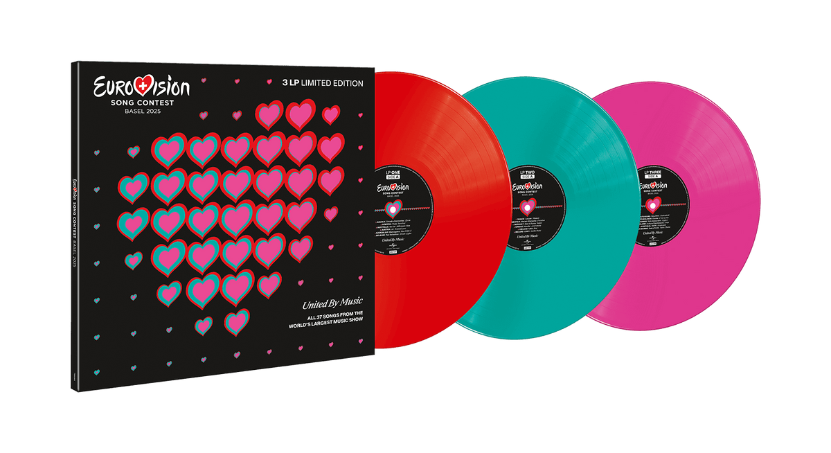 Vinyl - [Pre-Order [23/05] Various Artists : Eurovision Song Contest Basel 2025 (Colour Vinyl) - The Record Hub