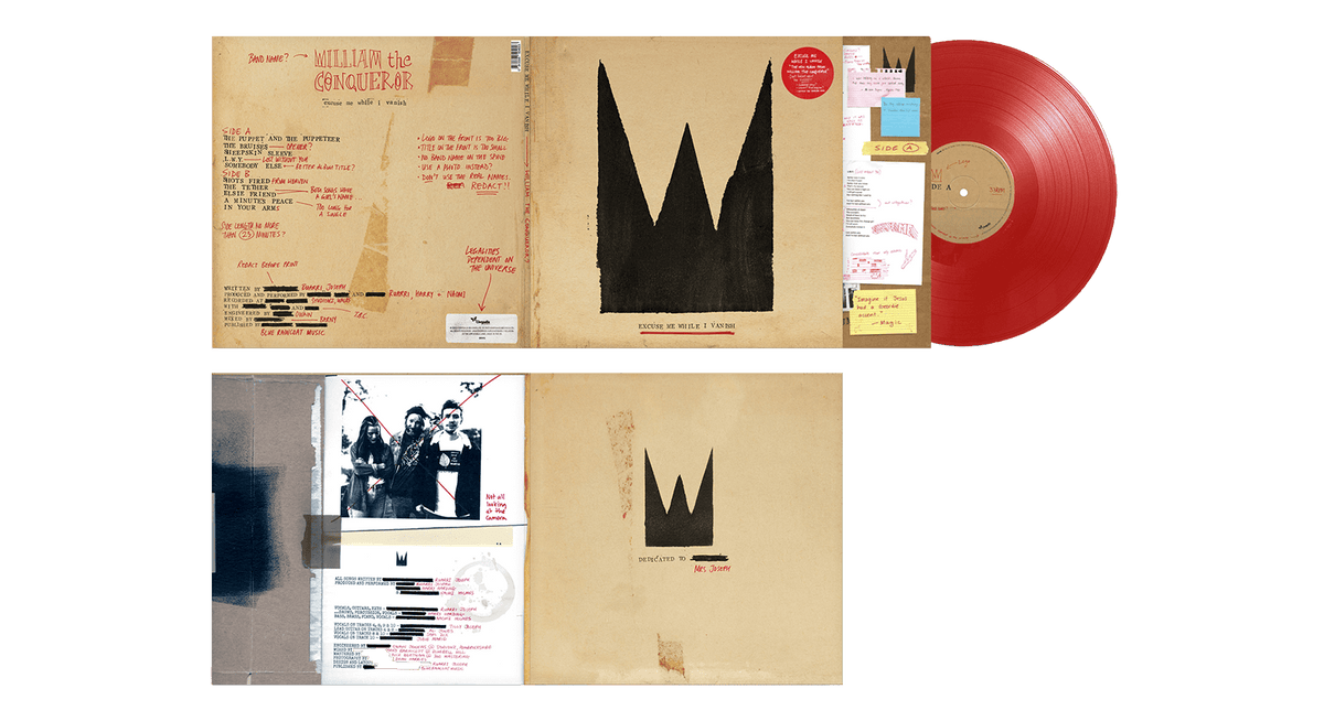 Vinyl - William The Conqueror : Excuse Me While I Vanish (Ltd Blood Red Vinyl) - The Record Hub