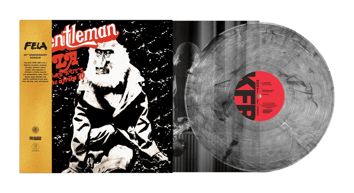 Vinyl - Fela Kuti : Gentleman - 50th Anniversary (Ltd Clear Vinyl w/ Black Wisp) - The Record Hub