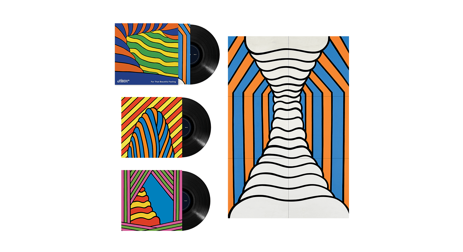 Vinyl - The Chemical Brothers : For That Beautiful Feeling (3LP Set 180g Vinyl) (Exclusive to The Record Hub.com) - The Record Hub