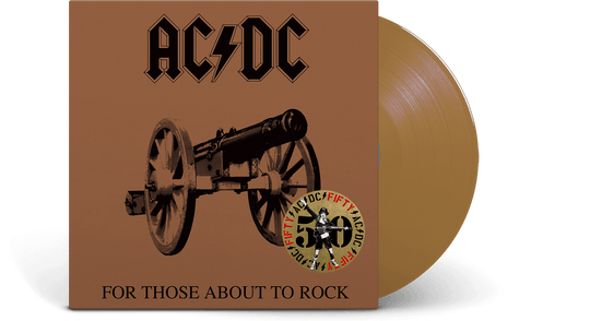 AC/DC : For Those About to Rock - 50th Anniversary (Gold Vinyl)