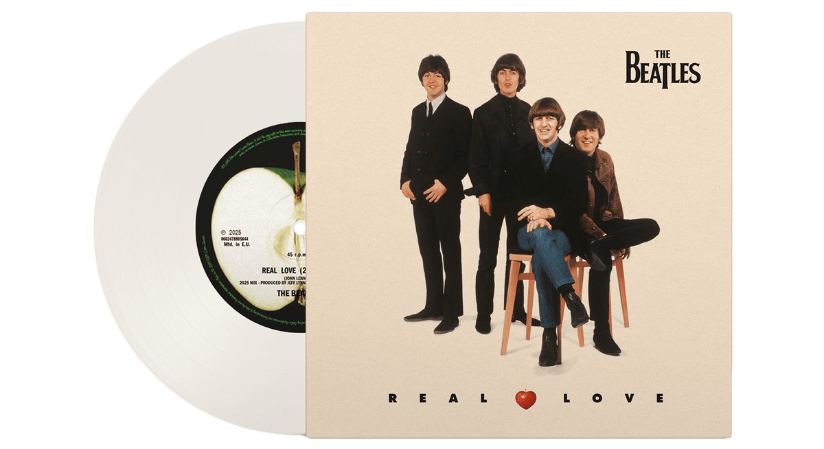 The Beatles : Free As A Bird/ Real Love [2025 Mixes] (Milky White Vinyl) (Exclusive to The Record Hub.com)