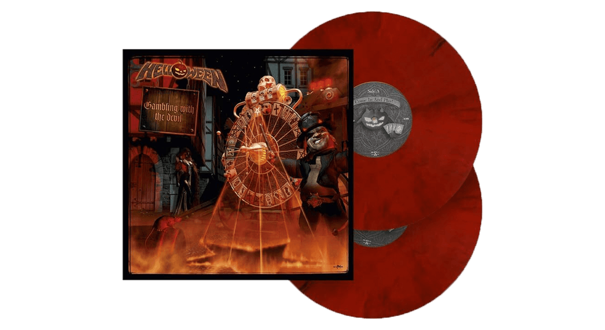 Vinyl - Helloween : Gambling With The Devil (Red Opaque, Orange, Black Marbled Vinyl) - The Record Hub