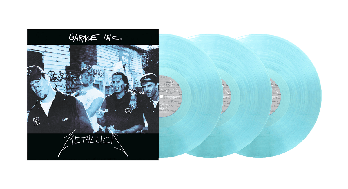 Vinyl - Metallica : Garage Inc. (Fade To Blue 140g Vinyl) - The Record Hub