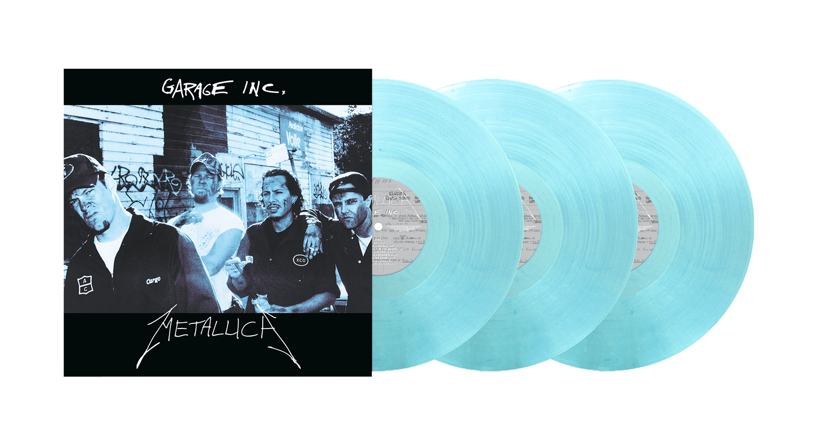 Vinyl - Metallica : Garage Inc. (Fade To Blue 140g Vinyl) - The Record Hub