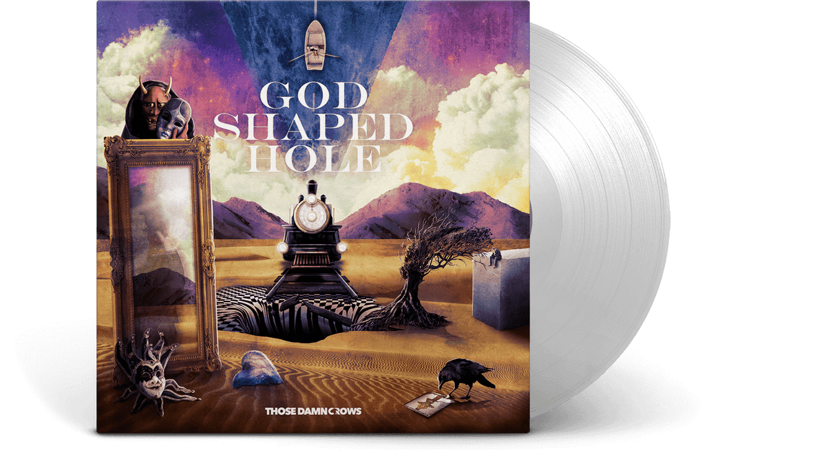 Vinyl - Those Damn Crows : God Shaped Hole (Clear Vinyl) - The Record Hub