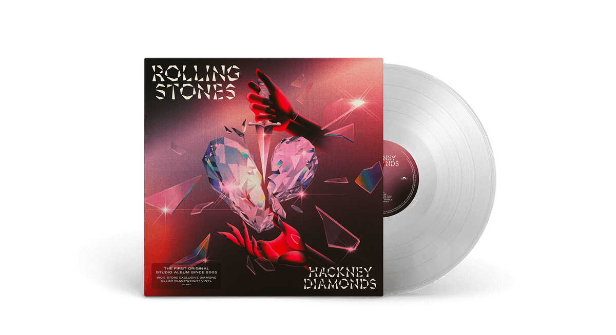 Vinyl - The Rolling Stones : Hackney Diamonds (1LP - Gatefold Clear Vinyl) - The Record Hub