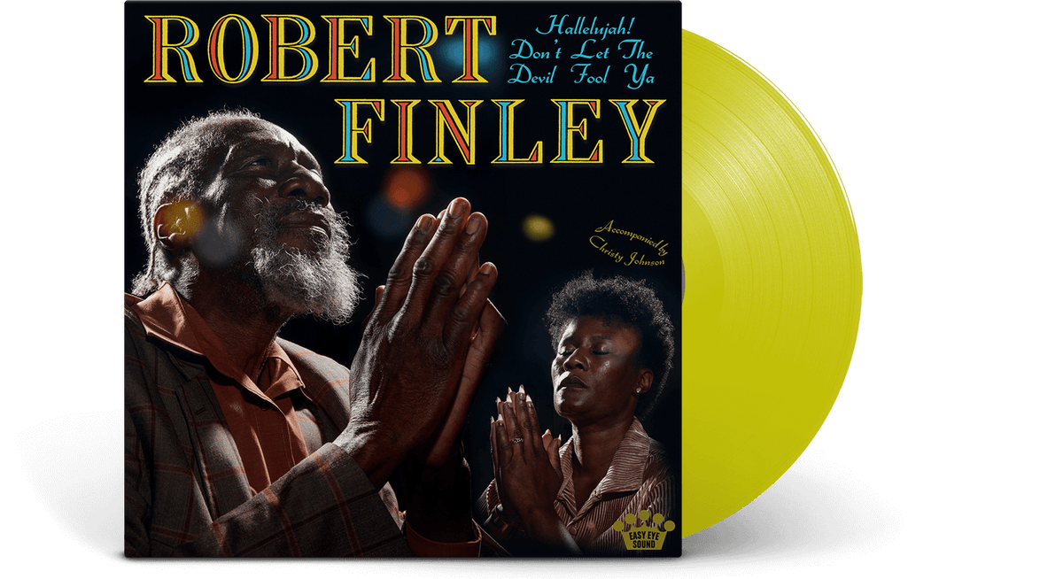 [Pre-Order [10/10] Robert Finley : Hallelujah! Don&#39;t Let The Devil Fool Ya (Yellow Marble Vinyl)