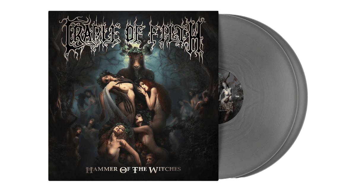 Vinyl - Cradle Of Filth : Hammer Of The Witches (Limited Silver Vinyl LP) - The Record Hub