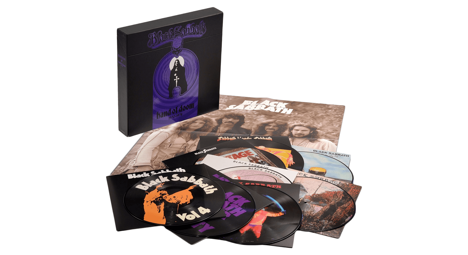 Vinyl | Black Sabbath | Hand of Doom 1970 - 1978 (8LP Picture Disc Boxset)