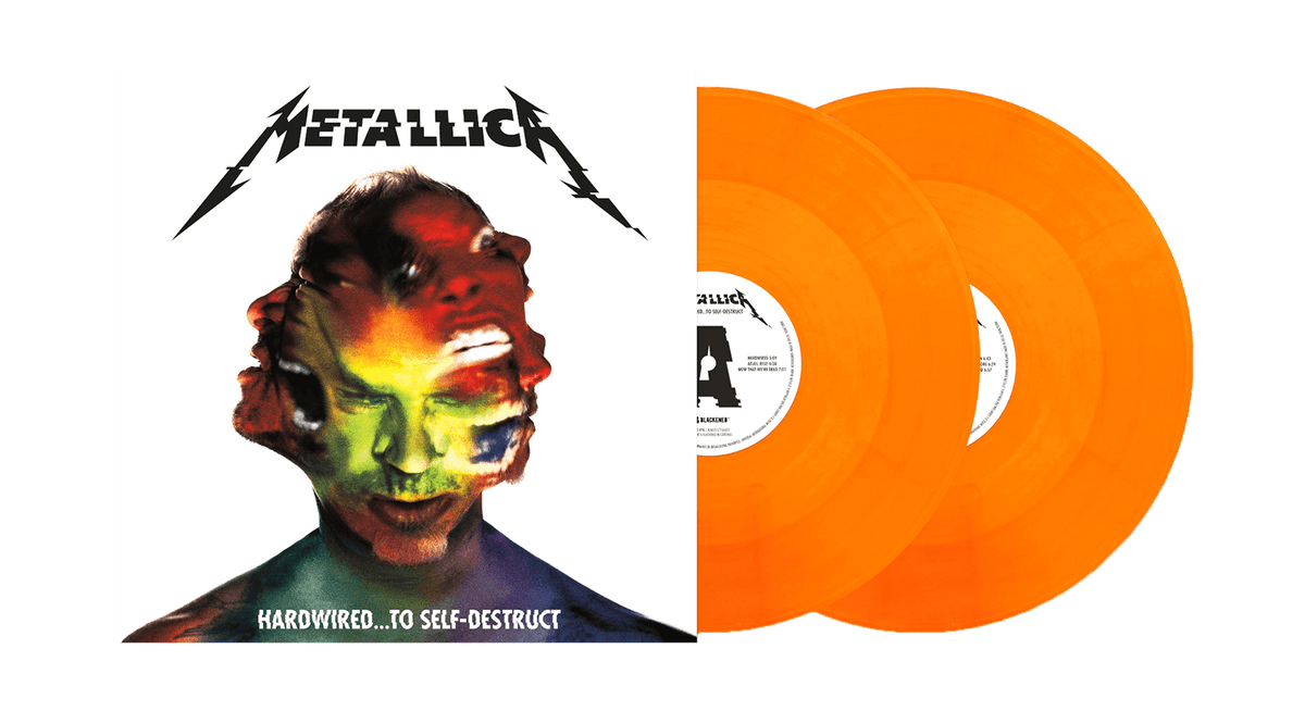 Vinyl - Metallica : Hardwired…To Self-Destruct (Flame Orange 180g Vinyl) - The Record Hub