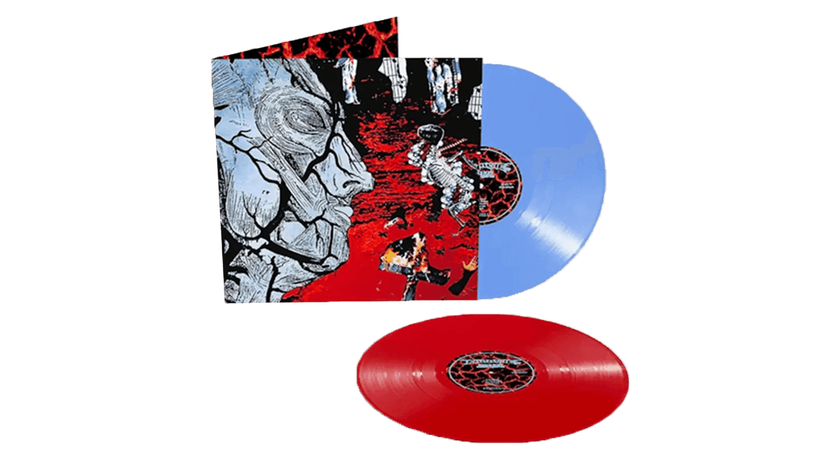 Vinyl - Napalm Death : Harmony Corruption (Red &amp; Light Blue Vinyl) - The Record Hub