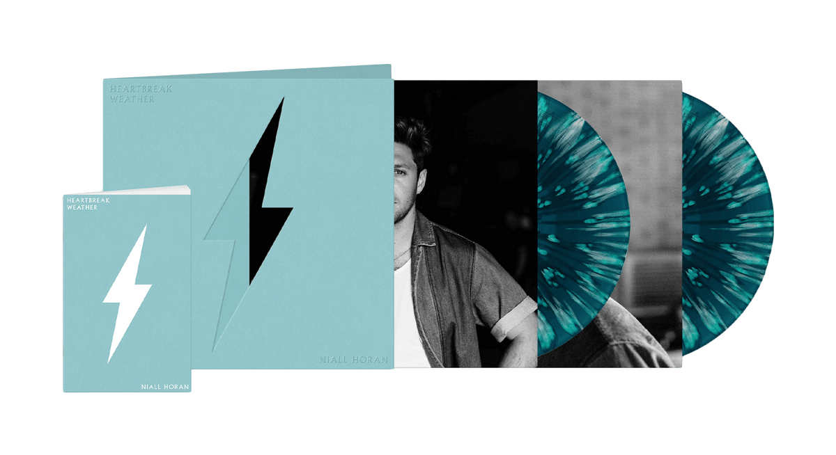 Vinyl - [Pre-Order [15/08] Niall Horan : Heartbreak Weather (5 Year Anniversary Edition) (Sea Blue &amp; White Splatter Vinyl) - The Record Hub