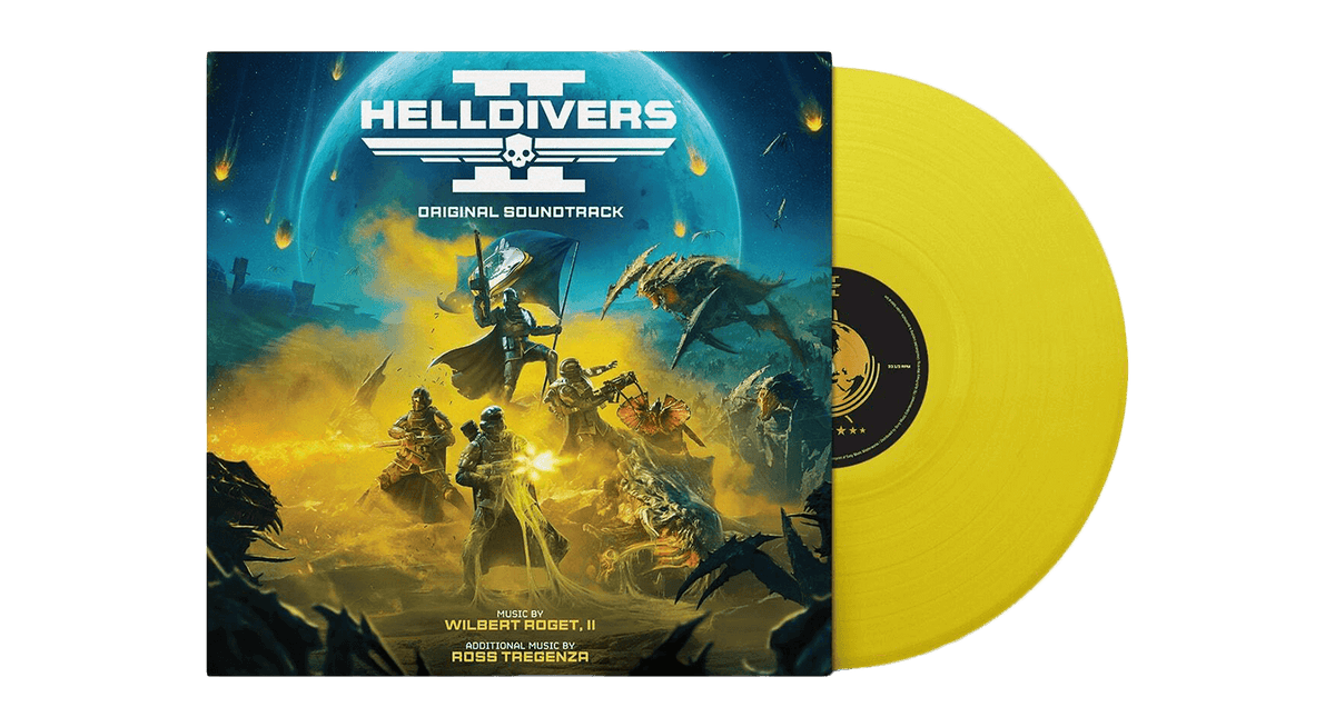 Vinyl - Wilbert Roget, II : Helldivers 2 (Original Game Soundtrack)(Transparent Yellow Vinyl) - The Record Hub