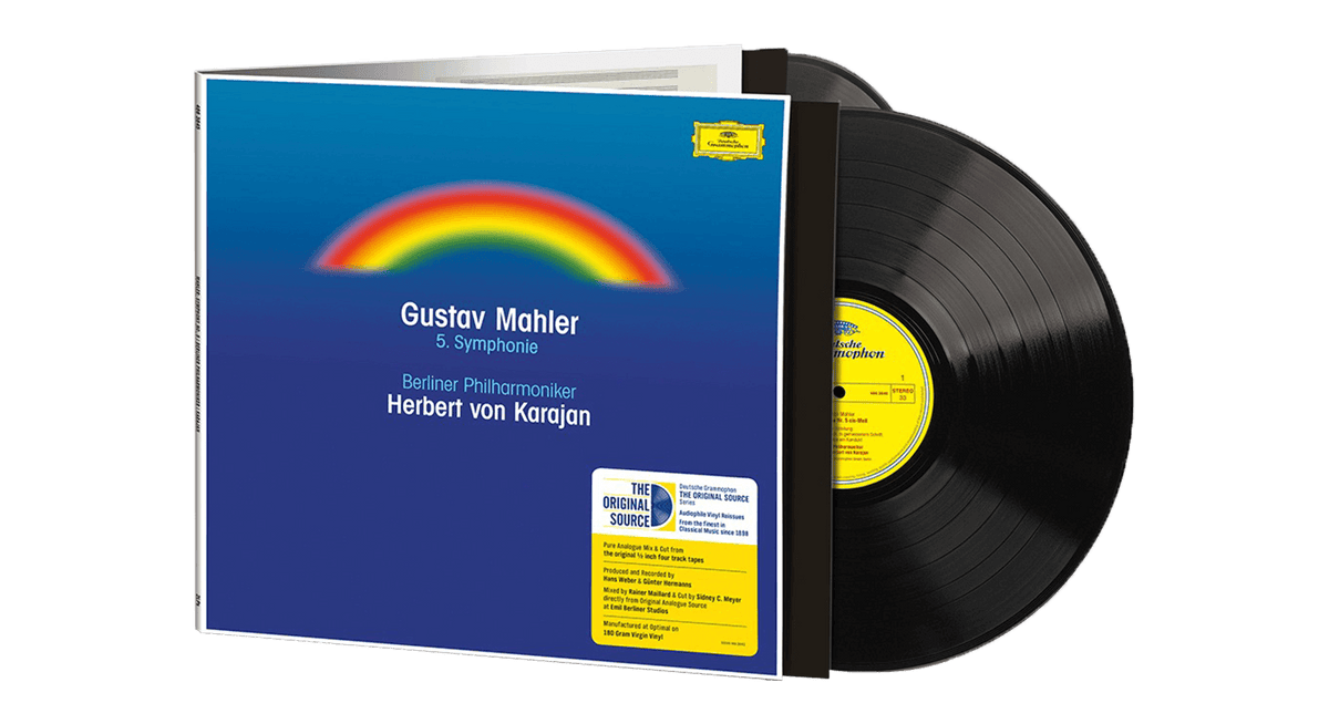 Vinyl - Herbert von Karajan &amp; Berliner Philharmoniker : Gustav Mahler - Symphony No. 5 (180g Vinyl) - The Record Hub