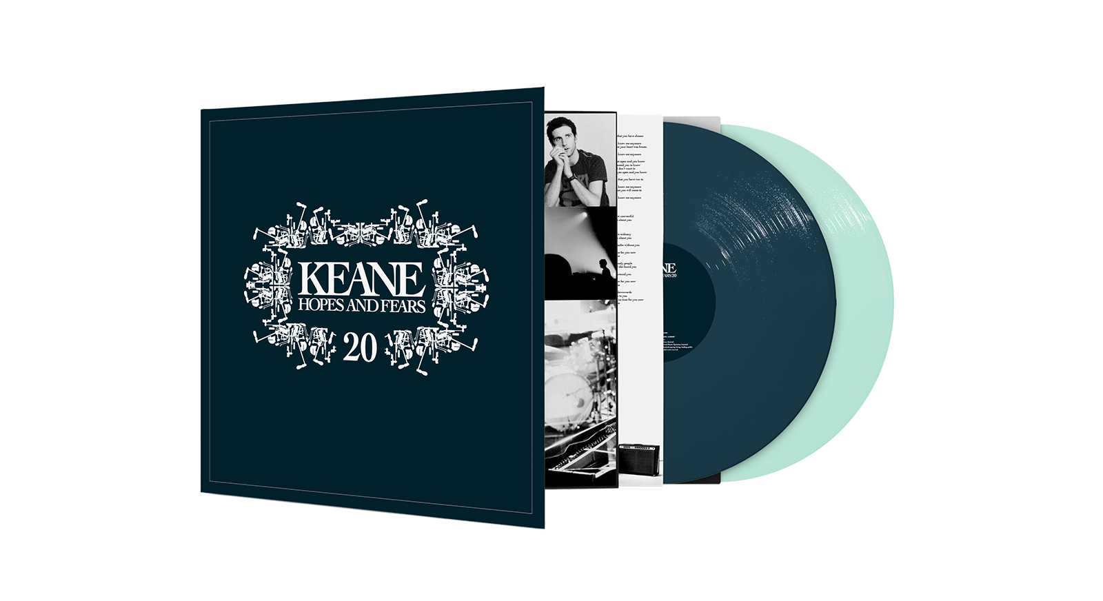 Vinyl - Keane : Hopes and Fears (Teal & Mint Green Vinyl) - The Record Hub
