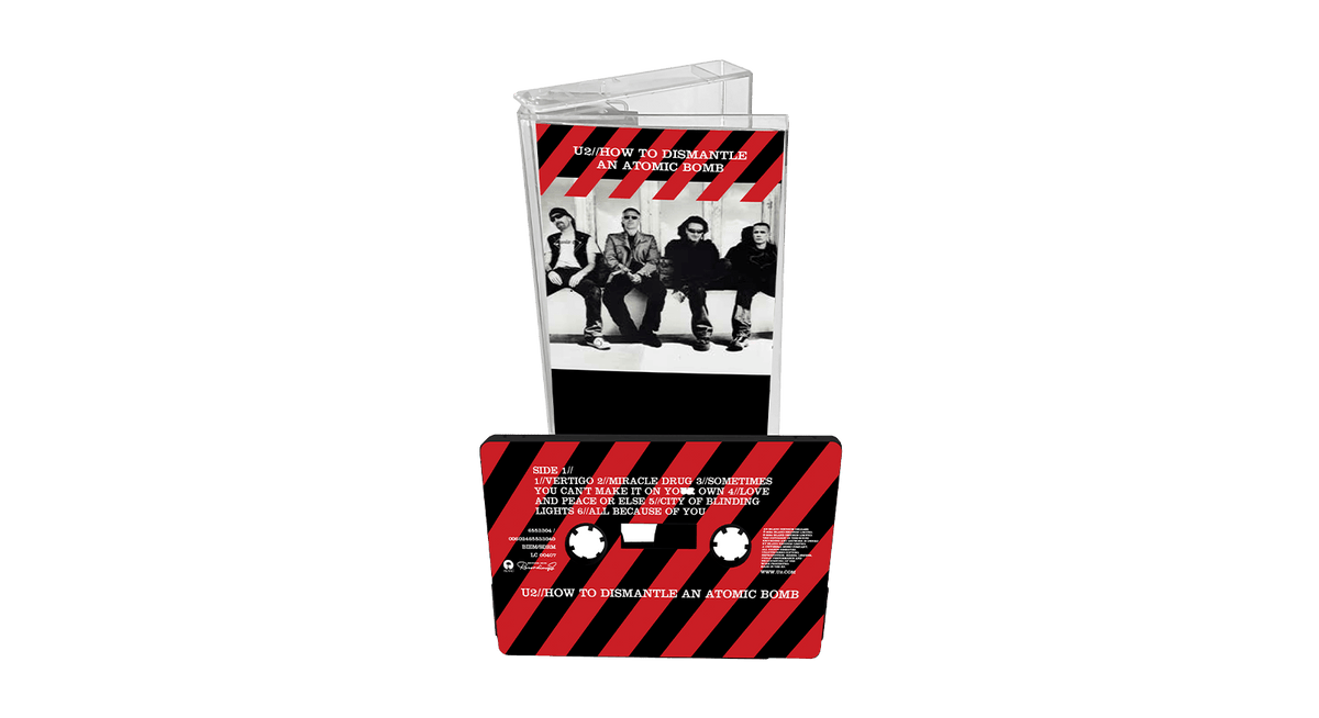 Vinyl - U2 : How To Dismantle An Atomic Bomb (20th Anniversary)’ (Red &amp; Black Cassette) (Exclusive to The Record Hub.com) - The Record Hub