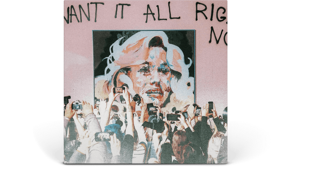 Vinyl - Grouplove : I Want It All Right Now (Ltd Baby Pink &amp; White Vinyl) - The Record Hub