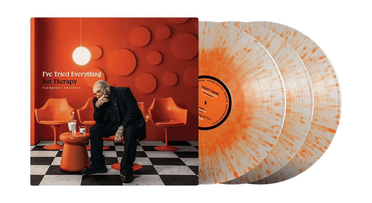 [Pre-Order [28/11] Teddy Swims : I've Tried Everything But Therapy’ (Complete Edition) [Milky Clear & Orange Splatter Vinyl]