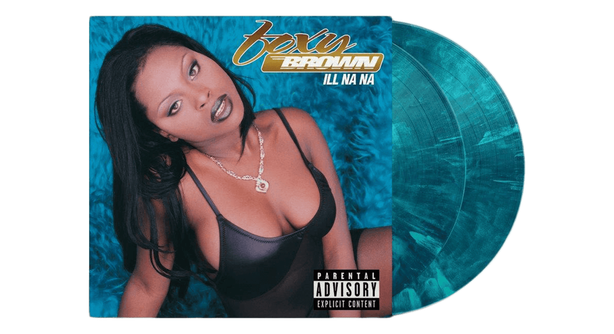 Vinyl - Foxy Brown : Ill Na Na (Sea Blue &amp; White Marble Vinyl) - The Record Hub