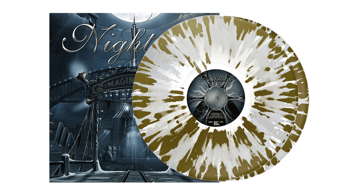 Vinyl - Nightwish : Imaginaerum (Clear Gold White Splatter Vinyl) - The Record Hub