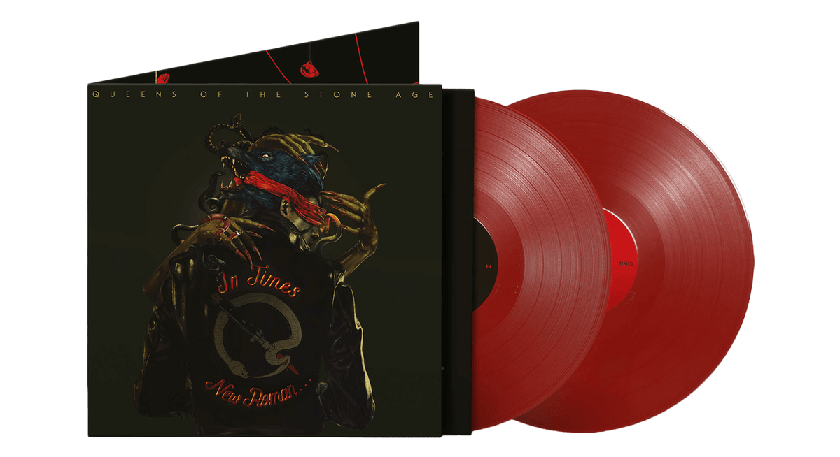 Vinyl - Queens Of The Stone Age : In Times New Roman (Ltd Red Vinyl) - The Record Hub
