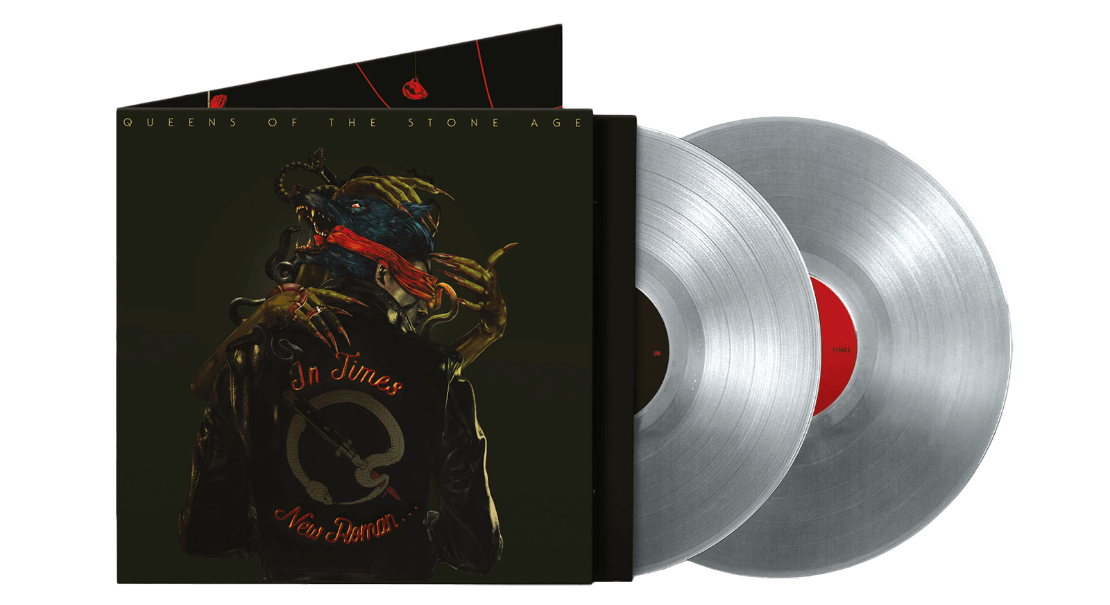 Vinyl - Queens Of The Stone Age : In Times New Roman (Ltd Silver Vinyl) - The Record Hub