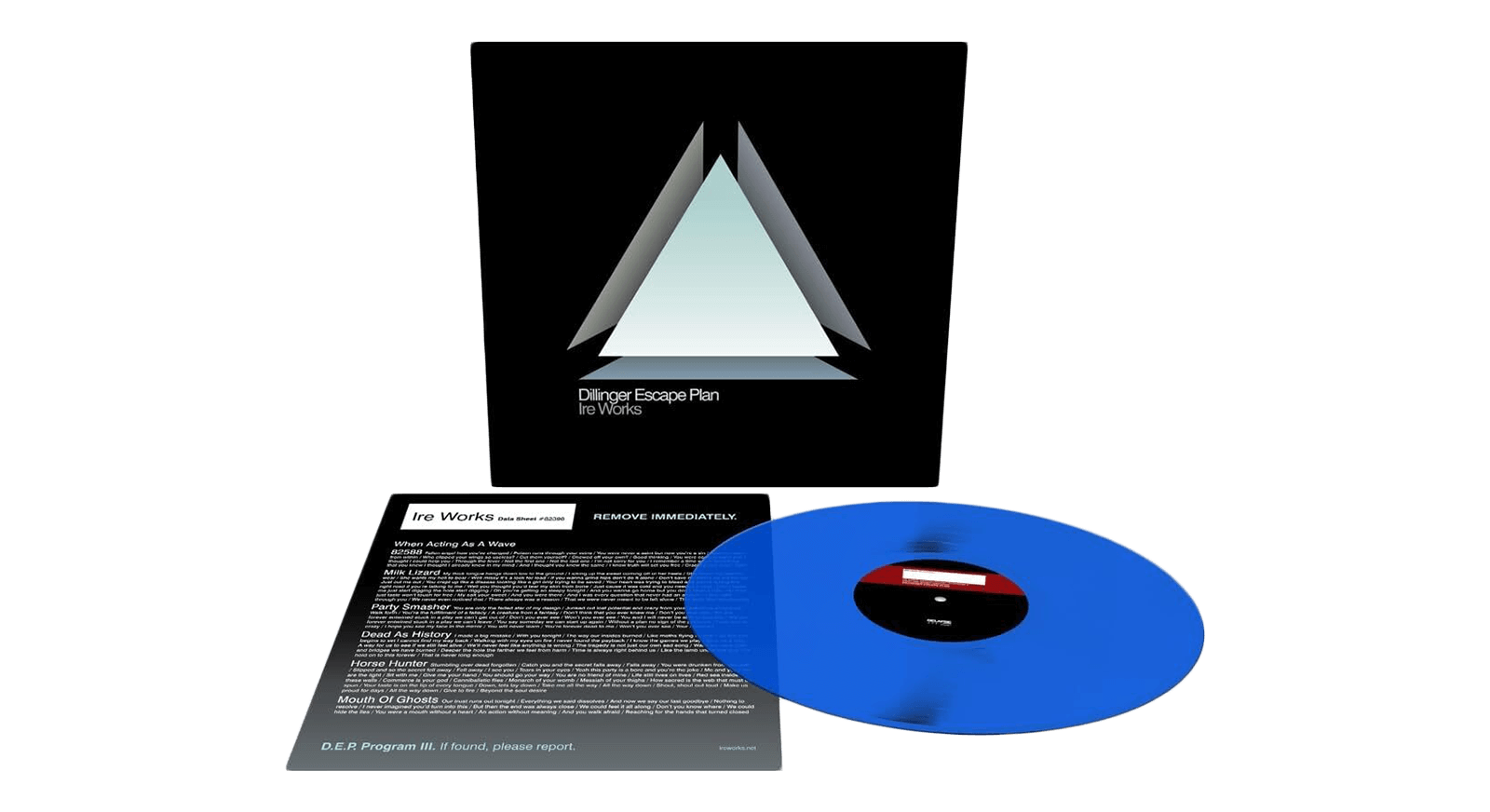 Vinyl - The Dillinger Escape Plan: Ire Works (Clear Blue Vinyl) - The Record Hub