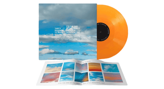 Thirty Seconds To Mars : It’s The End Of The World But It’s A Beautiful Day (Opaque Orange Vinyl w/Litho + Alt Artwork)
