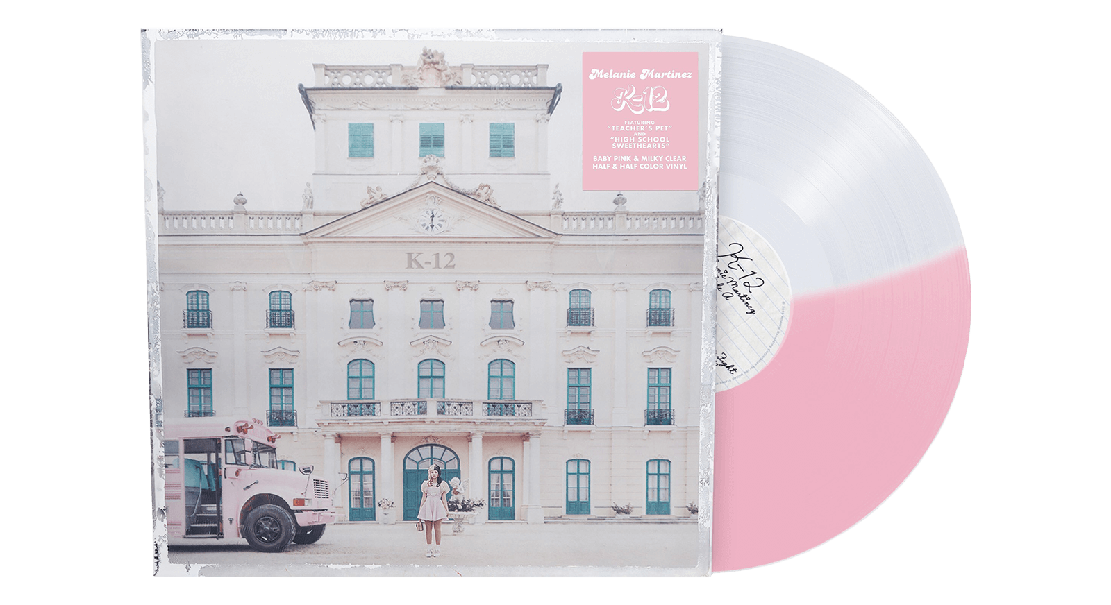 Vinyl - Melanie Martinez : K-12 (Half Baby Pink & Half Milky Clear Vinyl) - The Record Hub
