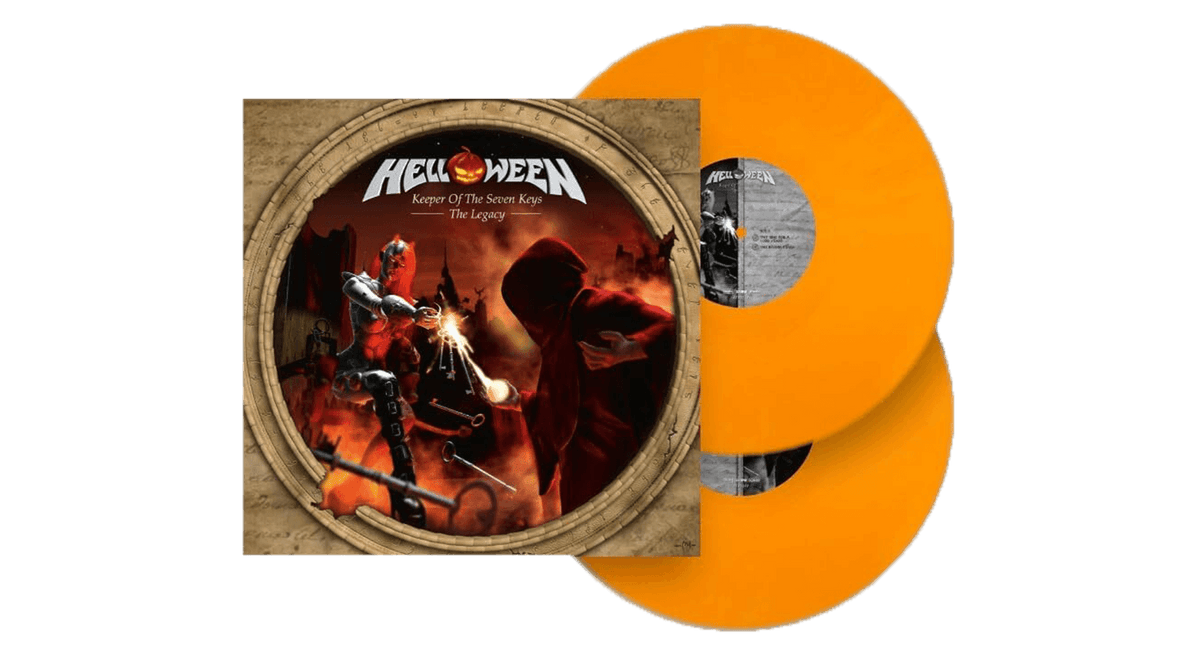 Vinyl - Helloween : Keeper Of The Seven Keys (Red, Orange, White Marbled Vinyl) - The Record Hub