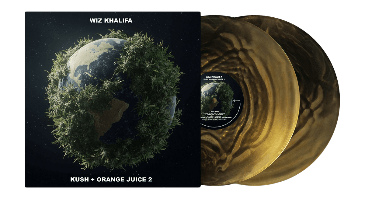 [Pre-Order [27/02] Wiz Khalifa : Kush + Orange Juice 2 (Black & Gold Vinyl)