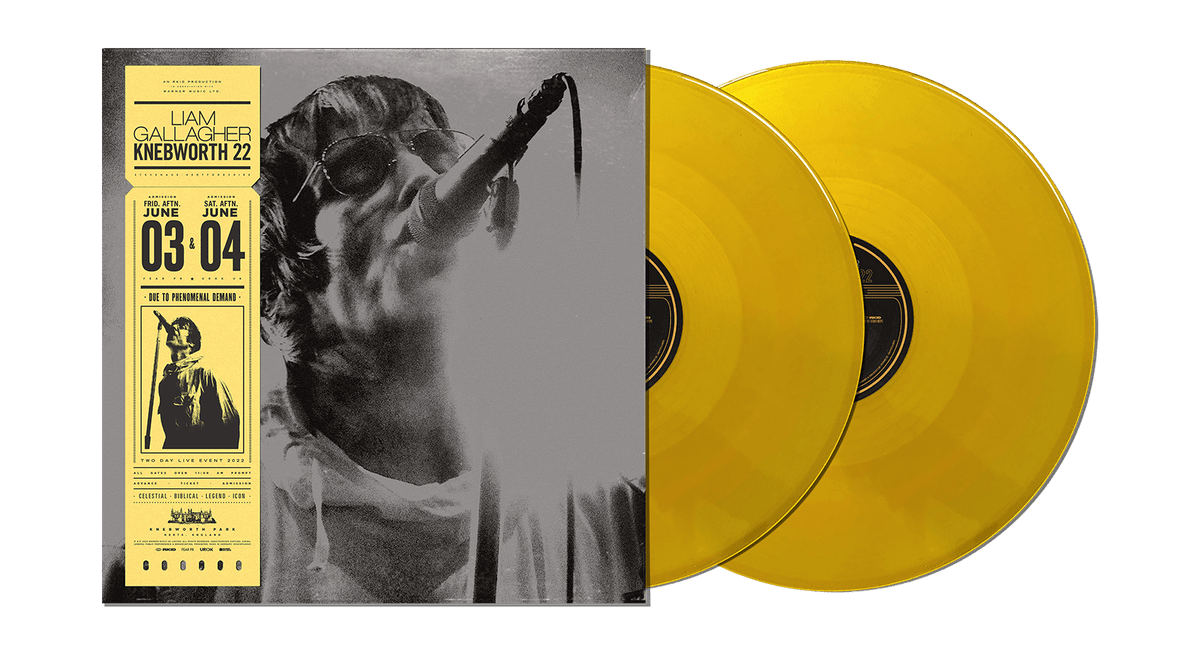 Vinyl - Liam Gallagher : Knebworth 22 (Ltd Sun Yellow Vinyl) - The Record Hub