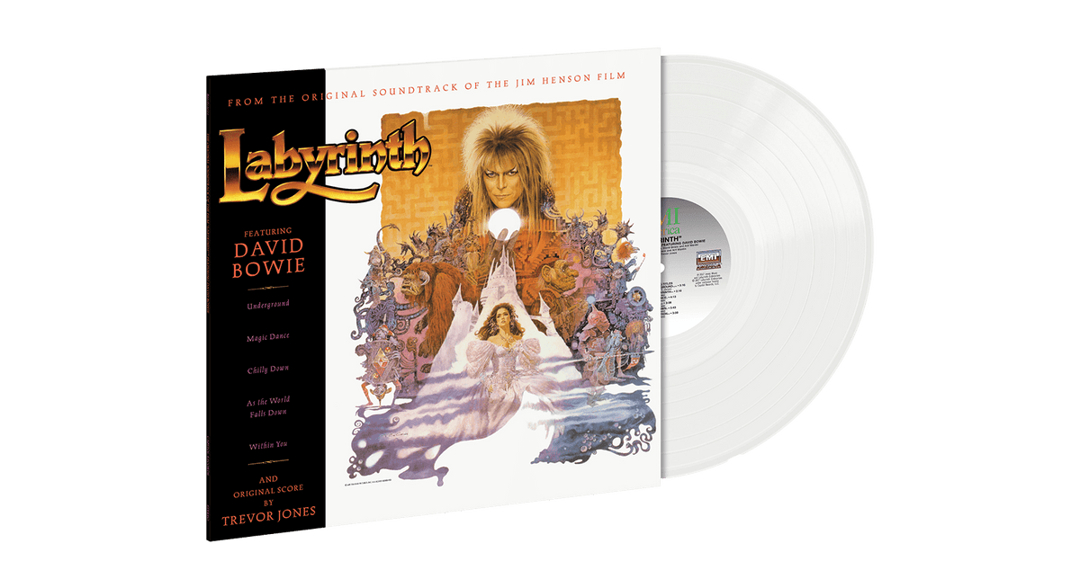 [Pre-Order [17/04] David Bowie , Trevor Jones : Labyrinth (From The Original Soundtrack Of The Jim Henson Film) (40th Anniversay Edition) (Crystal Vinyl) (Exclusive to The Record Hub.com)
