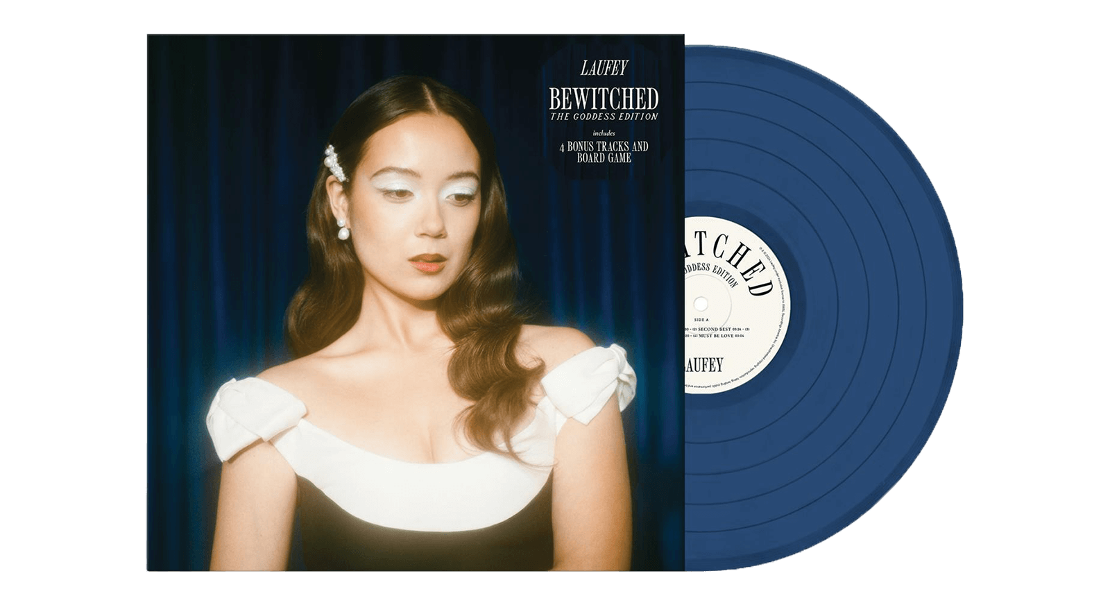 Laufey　Bewitched　直筆サイン入りレコード LAUFEY Bewitched Goddess 2LP Navy Vinyl Signed Art Card