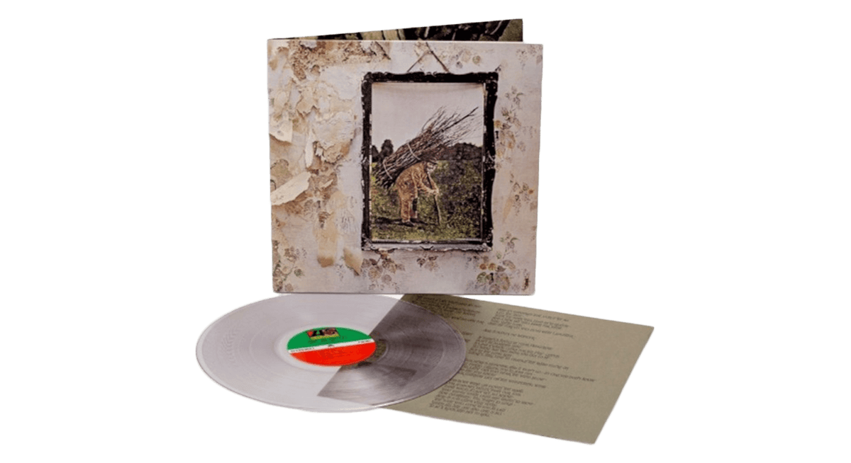 Vinyl - Led Zeppelin : Led Zeppelin IV Atlantic 75 Reissue (Clear Vinyl) - The Record Hub