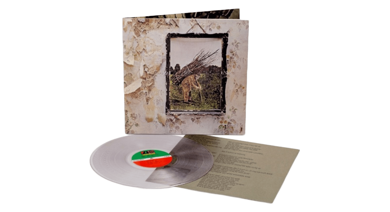 Vinyl - Led Zeppelin : Led Zeppelin IV Atlantic 75 Reissue (Clear Vinyl) - The Record Hub