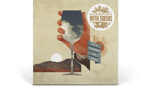 Sleeping With Sirens : Let's Cheers To This (Blue with Orange Spatter)
