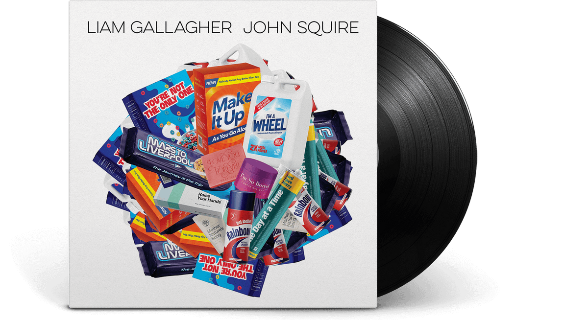Vinyl - Liam Gallagher  John Squire : Liam Gallagher  John Squire (STD Black Vinyl) - The Record Hub