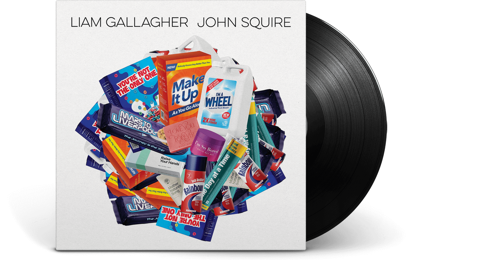 Vinyl - Liam Gallagher  John Squire : Liam Gallagher  John Squire (STD Black Vinyl) - The Record Hub